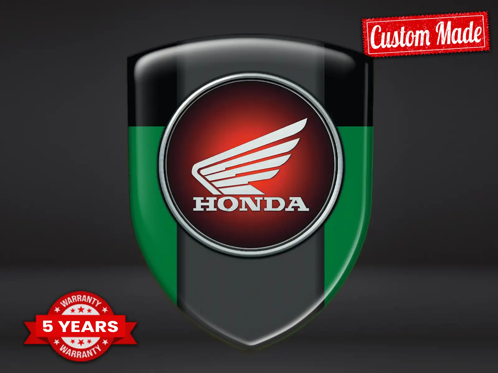 Honda Pegatina Puerta Automática Deporte Estrella Personalizable